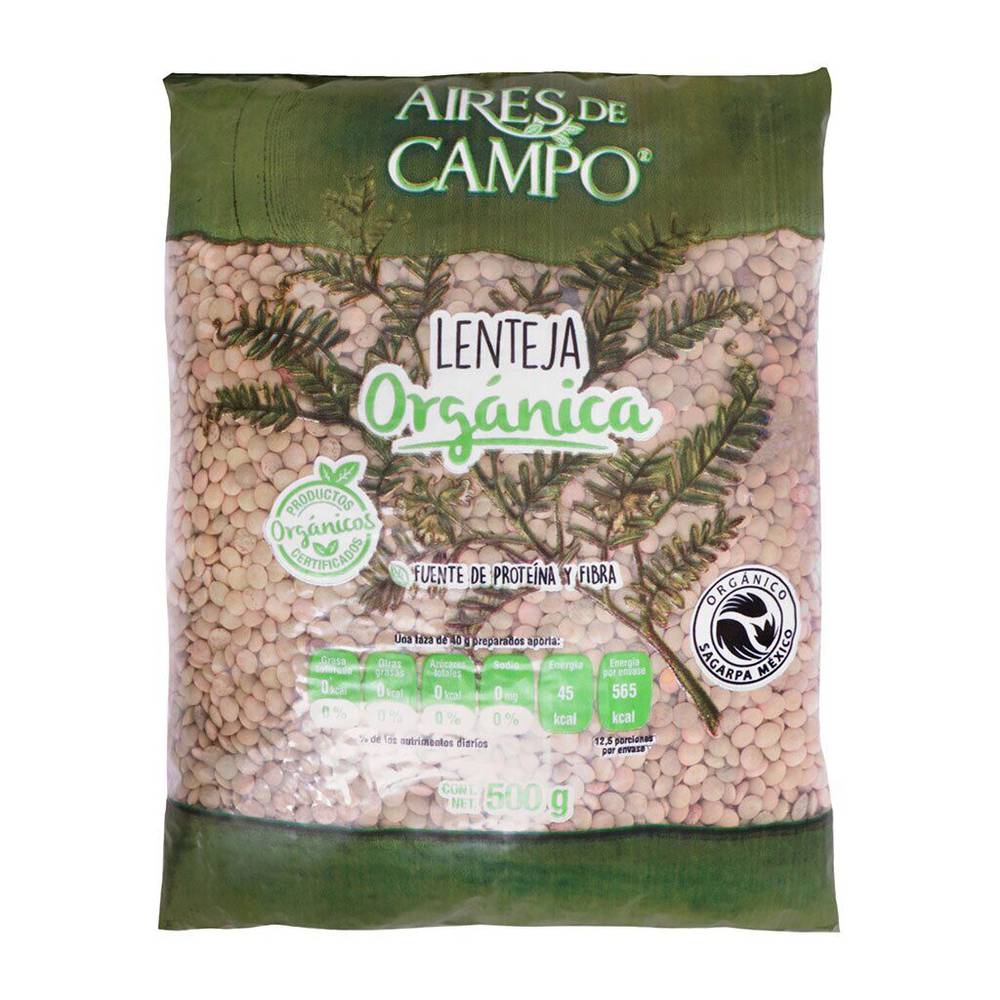 Aires de Campo · Lenteja orgánica (500 g)