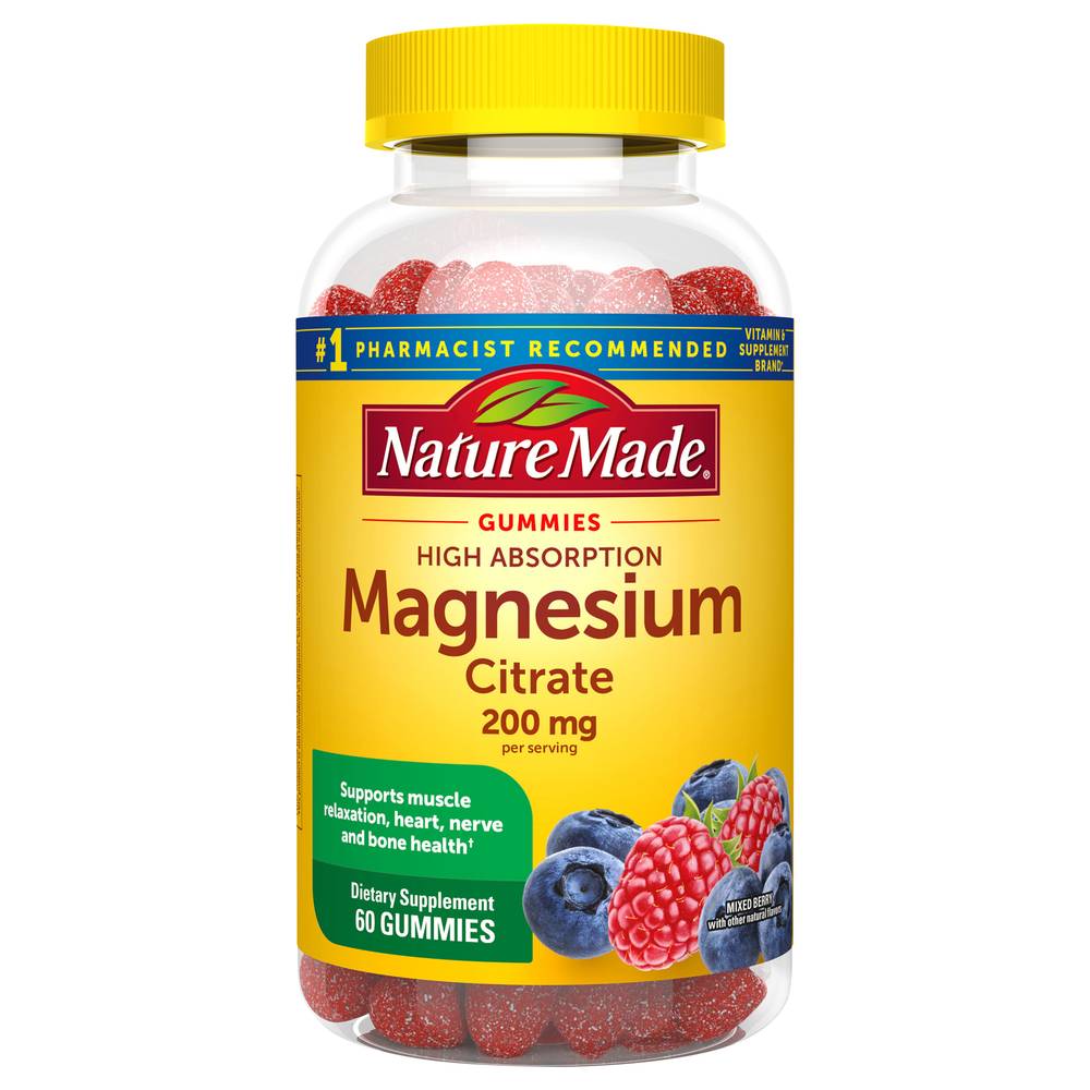 Nature Made Magnesium Citrate 200 mg Supplement (1.5 oz)