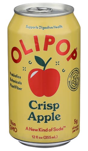 Olipop Crisp Apple Sparkling Tonic