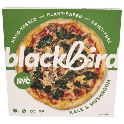 Blackbird Foods Kale & Mushroom Hand-Tossed Pizza