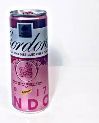 Gordon's Pink Gin & Tonic Mixed Drink 25cl Can