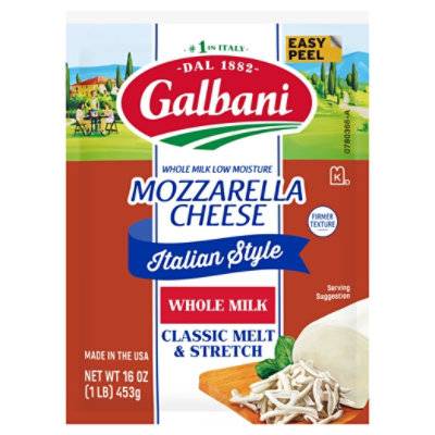 Galbani Whole Milk Low Moisture Mozzarella Cheese