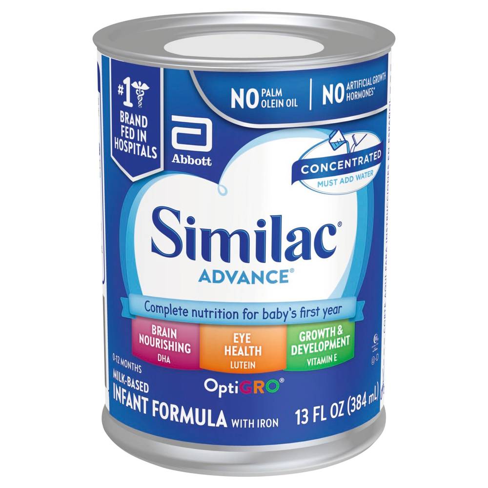 Similac Advance Optigro Milk-Based Infant Formula 0-12 Months