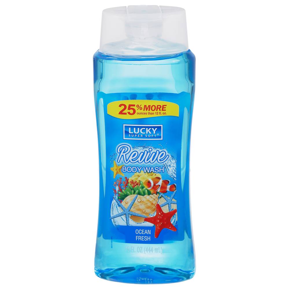 Lucky Super Soft Body Wash (ocean fresh)