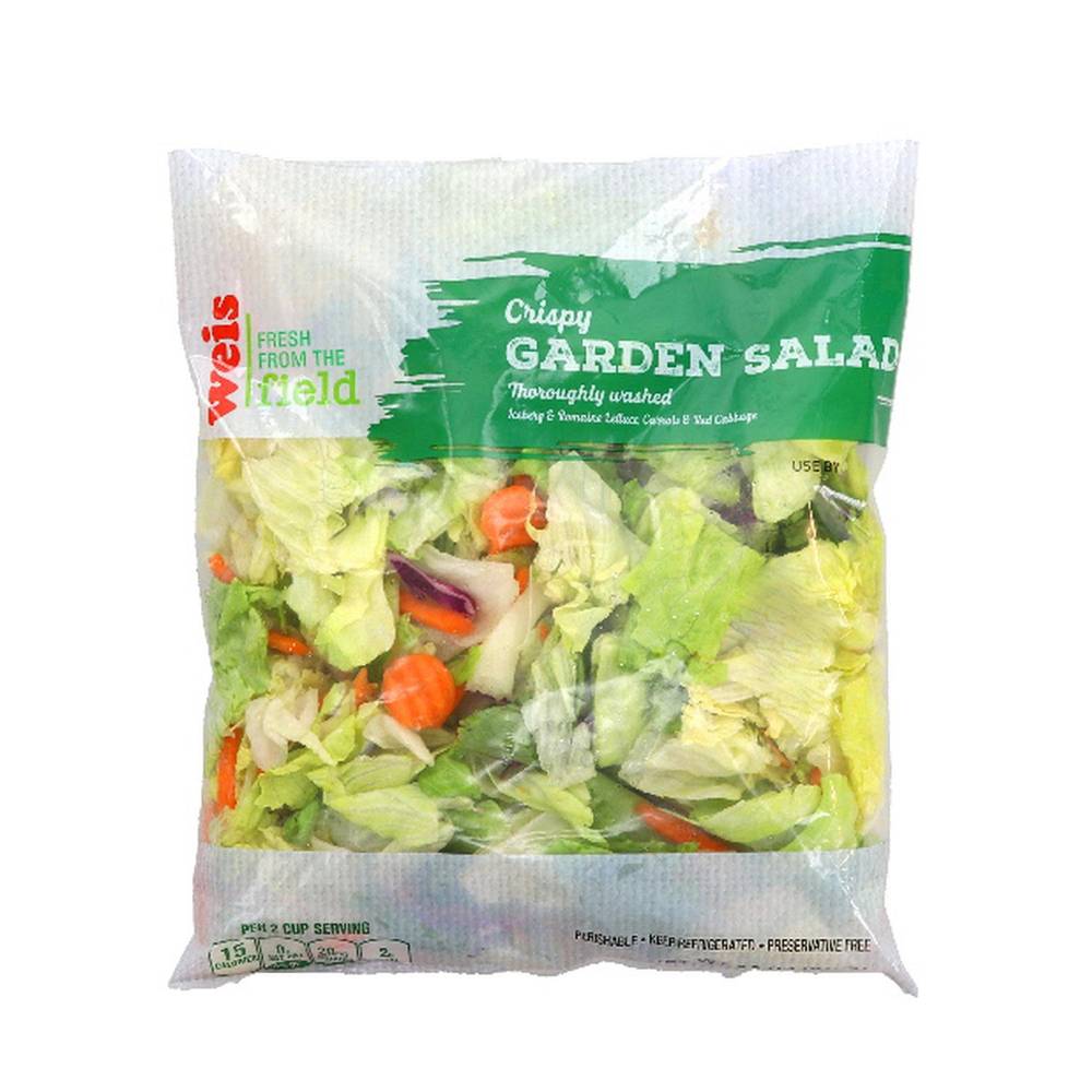 Weis Fresh from the Field Salad Crispy Garden Mix