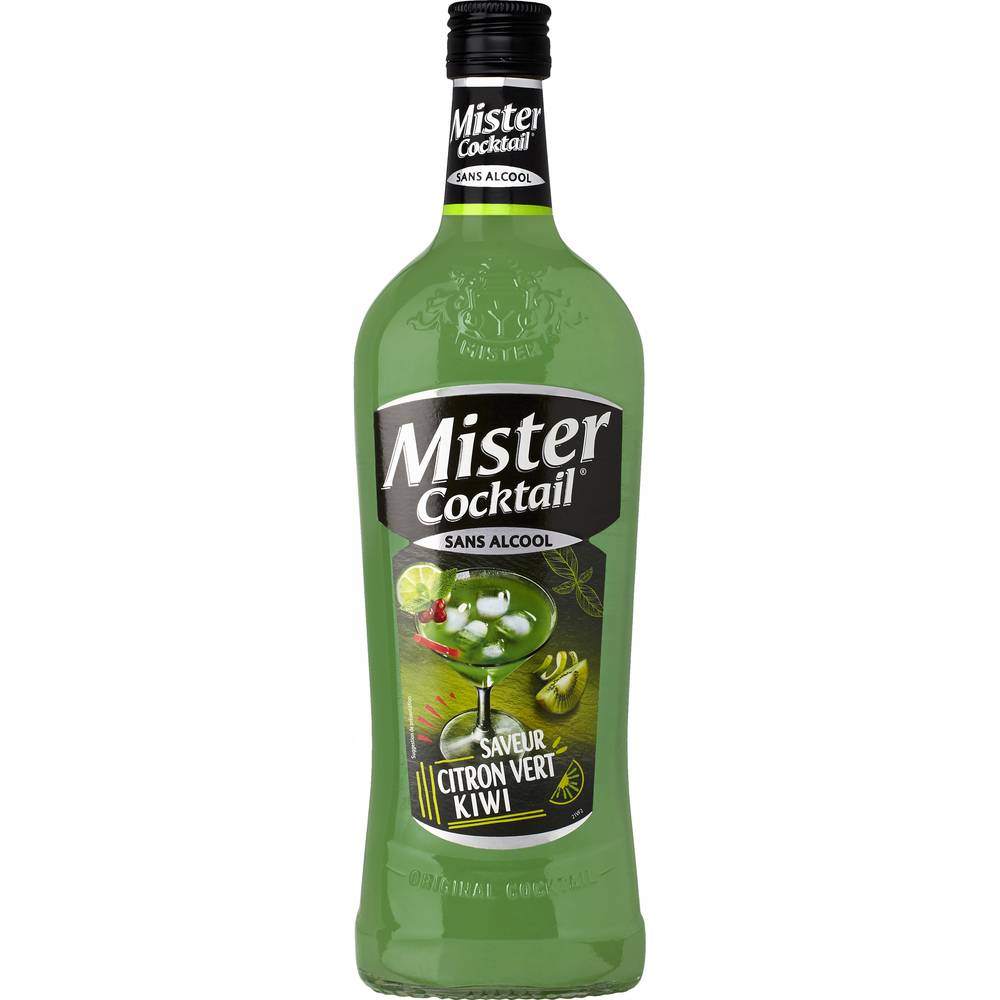 Mister Cocktail - Sans alcool saveur citron vert et kiwi (750 ml)