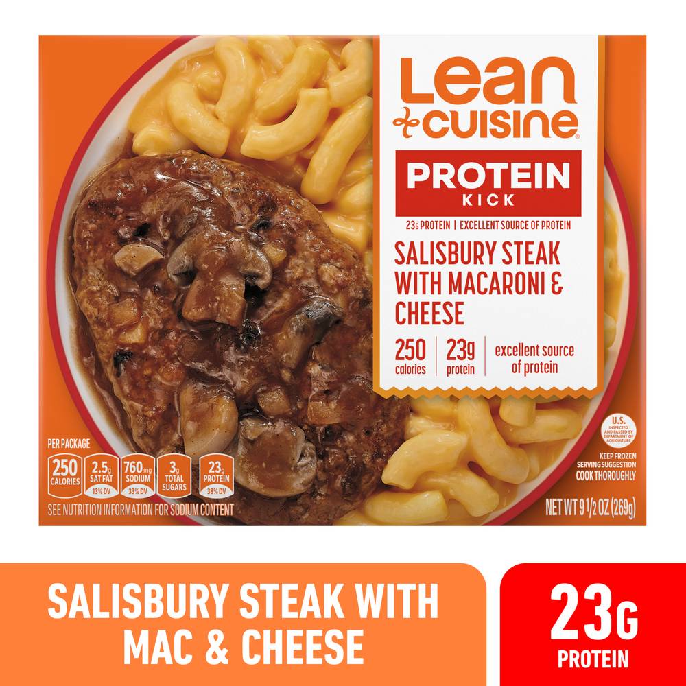 Lean Cuisine Salisbury Steak With Macaroni and Cheese