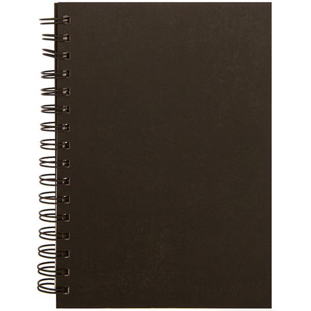 Sainsbury's Home Black A5 Hardback Wiro Notebook