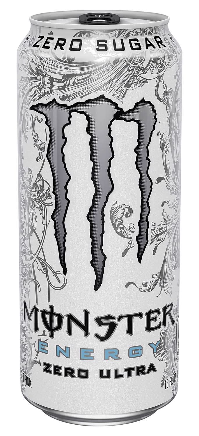 Monster Zero Ultra Sugar Free Citrus Lime Energy Drink 16 Oz