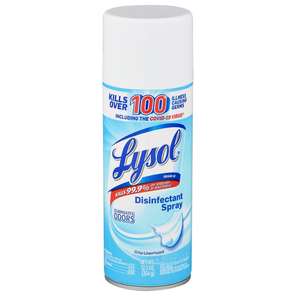 Lysol Crisp Linen Scent Disinfectant Spray