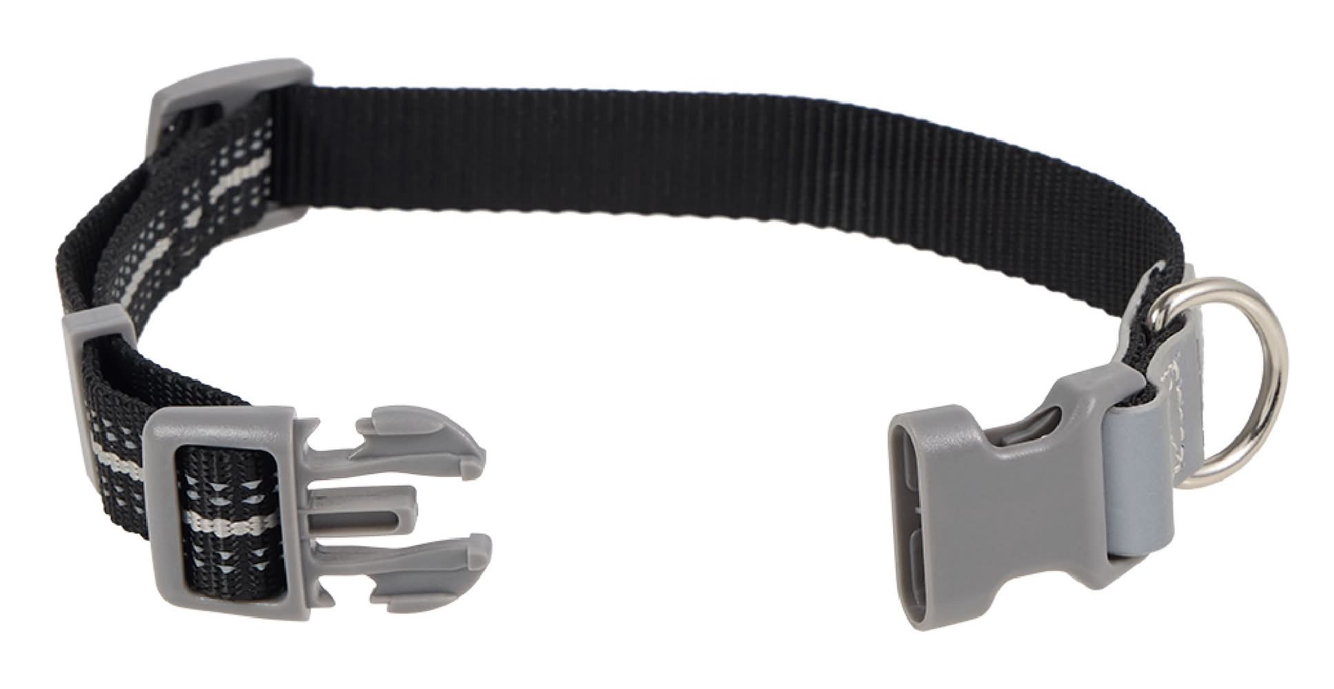 Top Paw® Reflective Dog Collar (Color: Black, Size: X Large)