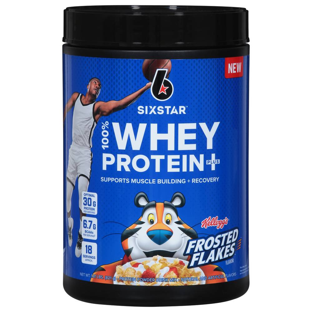 SixStar 100% Whey Protein Plus Powder Drink Mix