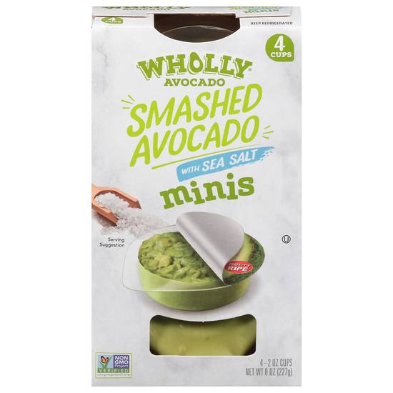 Wholly Smashed Avocado With Sea Salt Minis (4 ct)