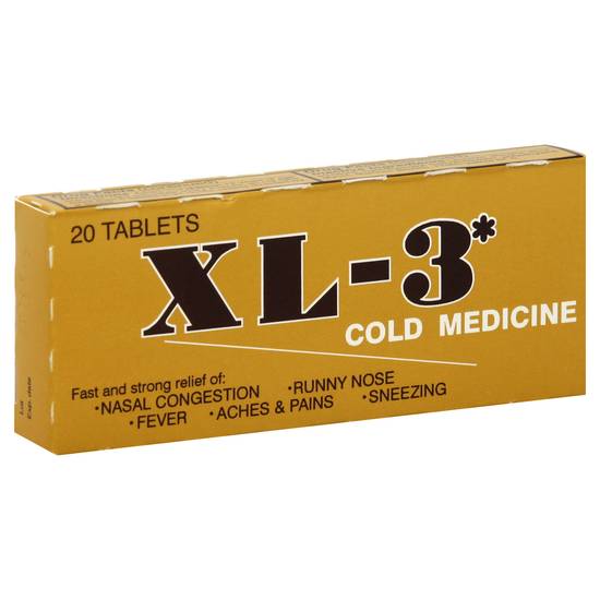 Xl-3 Cold Medicine (20 ct)