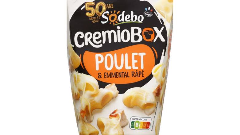 Sodebo - Cremiobox pâtes poulet crème