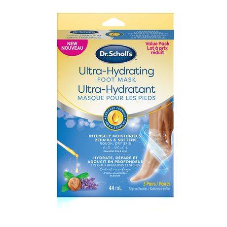 Dr.scholl's Ultra Hydrating Foot Mask (3 pairs)