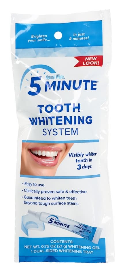 Natural White 5 Minute Tooth Whitening System (0.75 oz)