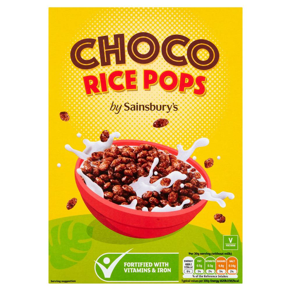 Sainsbury's Choco Rice Pops 375g