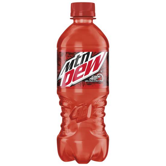 Order Mountain Dew Code Red Soda (20 oz) food online from Rite Aid store, Shawnee on bringmethat.com
