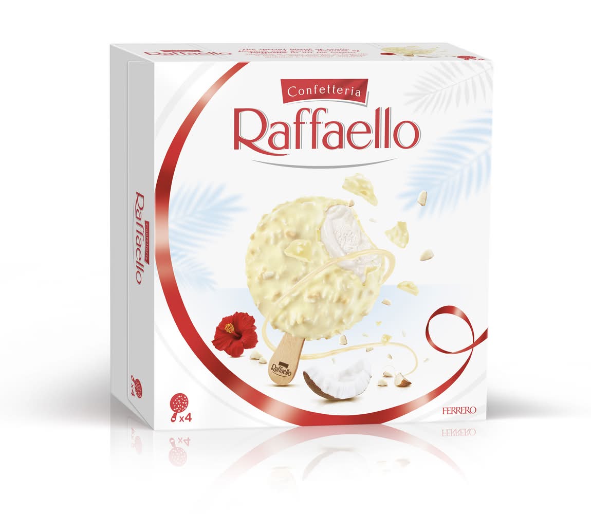 Raffaello - Bâtonnets de glace, noix de coco-amandes (4)