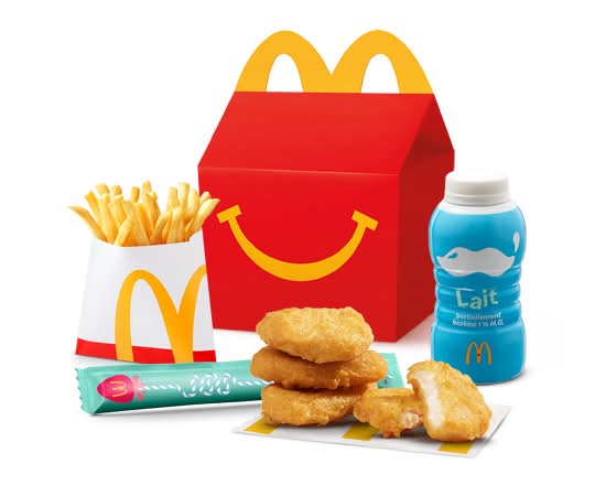 Joyeux festin 4 McCroquettes - P frites [480-660 Cal]