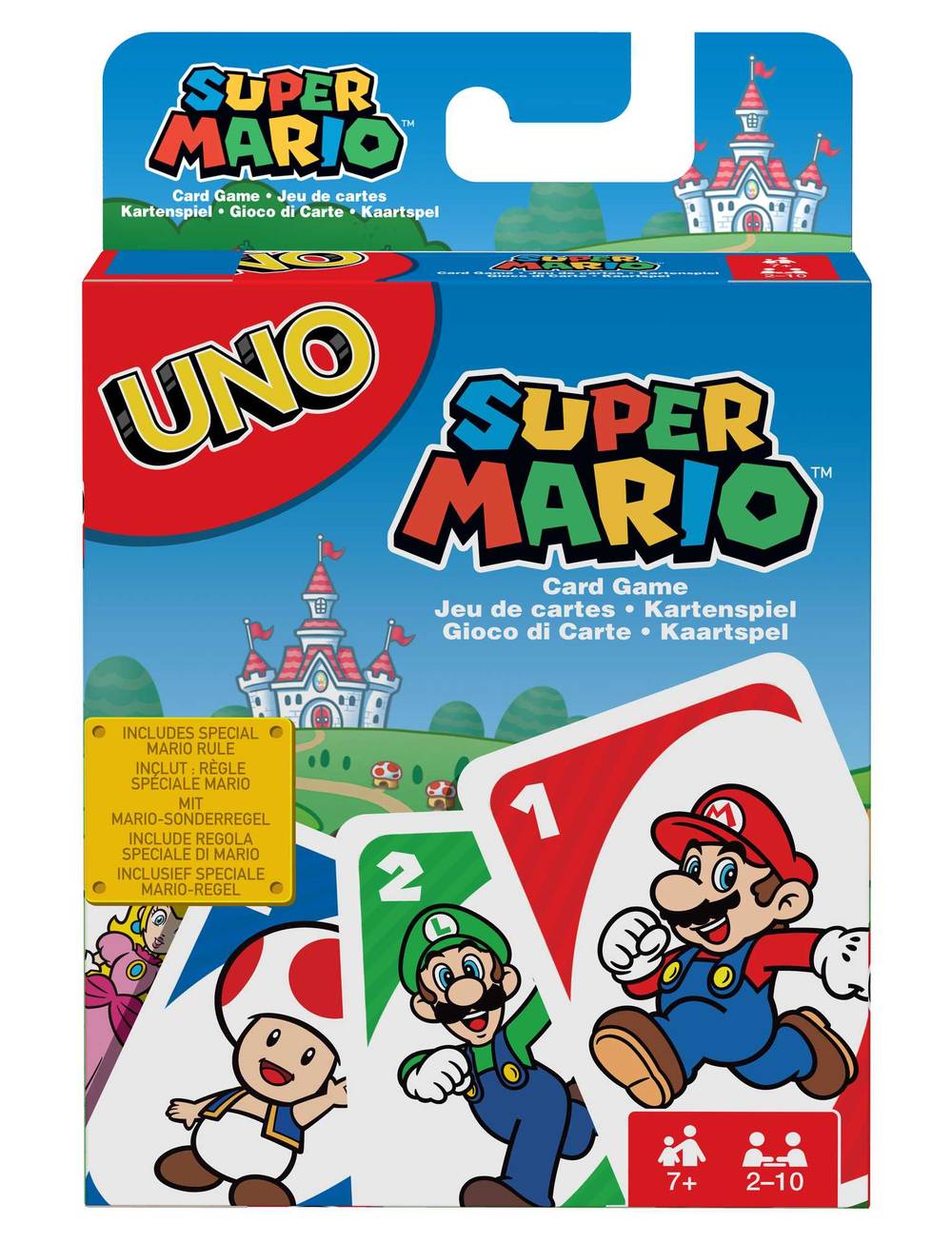 UNO juego de cartas super mario