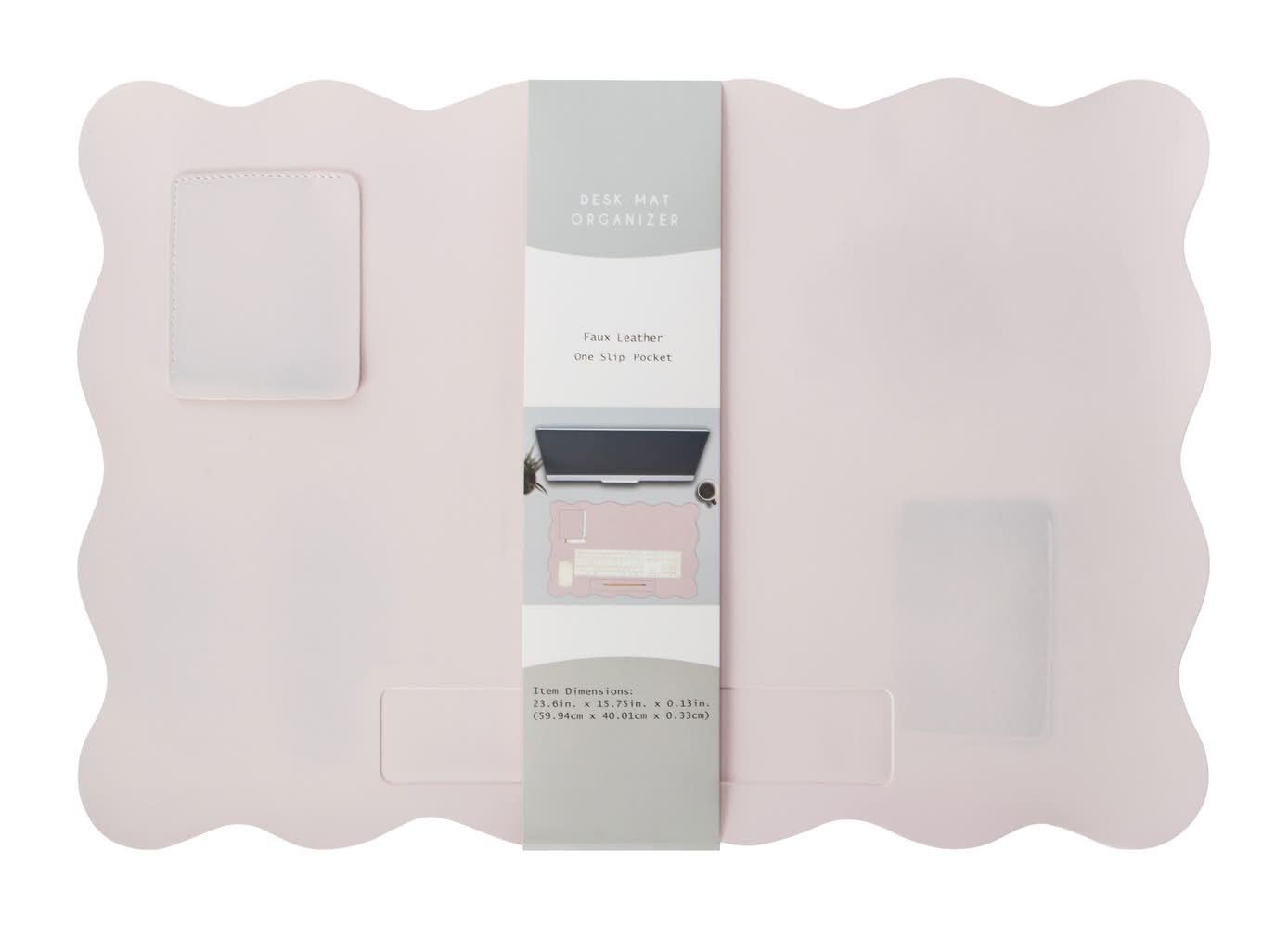 Desk Mat Organizer Pink