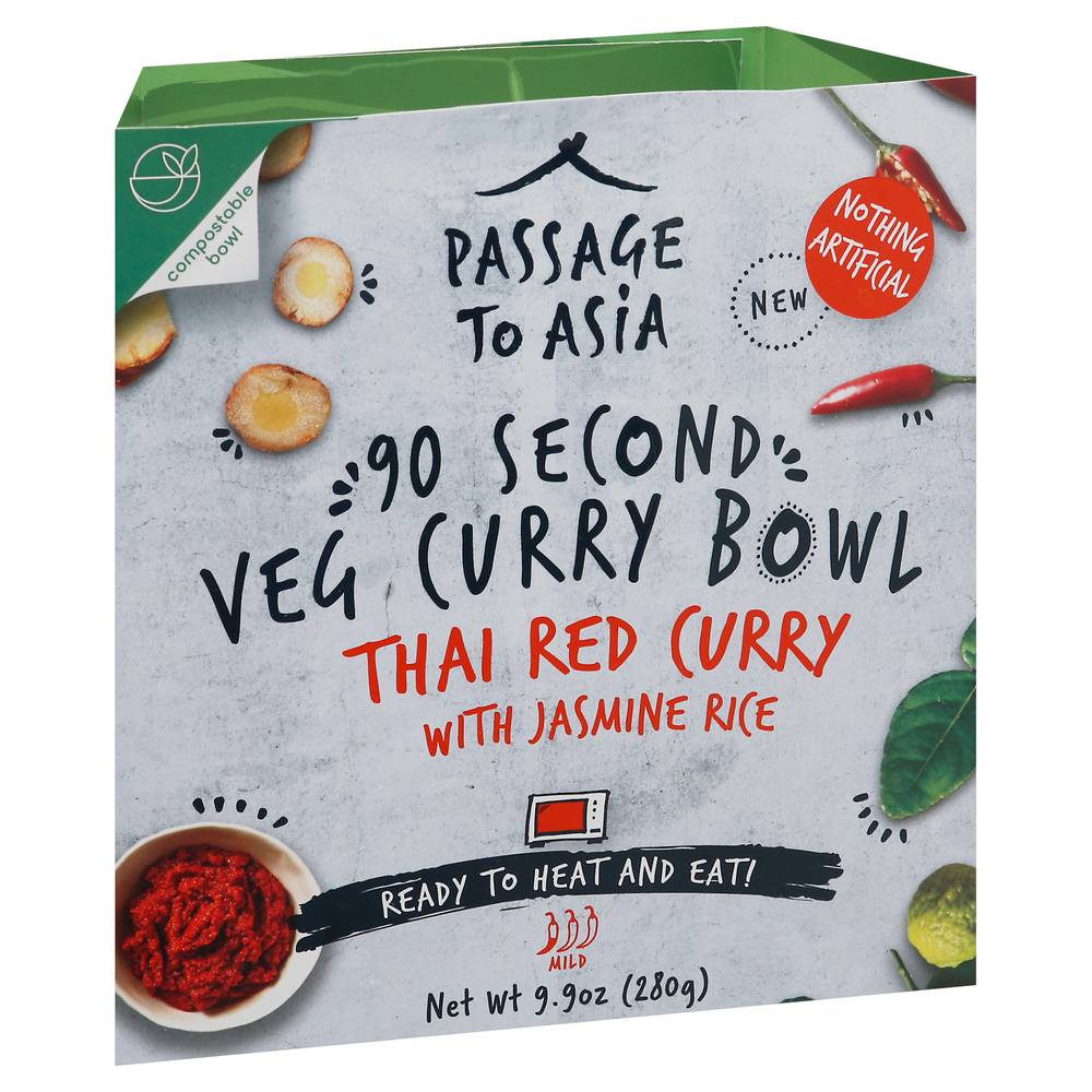 Passage To Asia Mild Thai Red Curry With Jasmine Rice (9.9 oz)