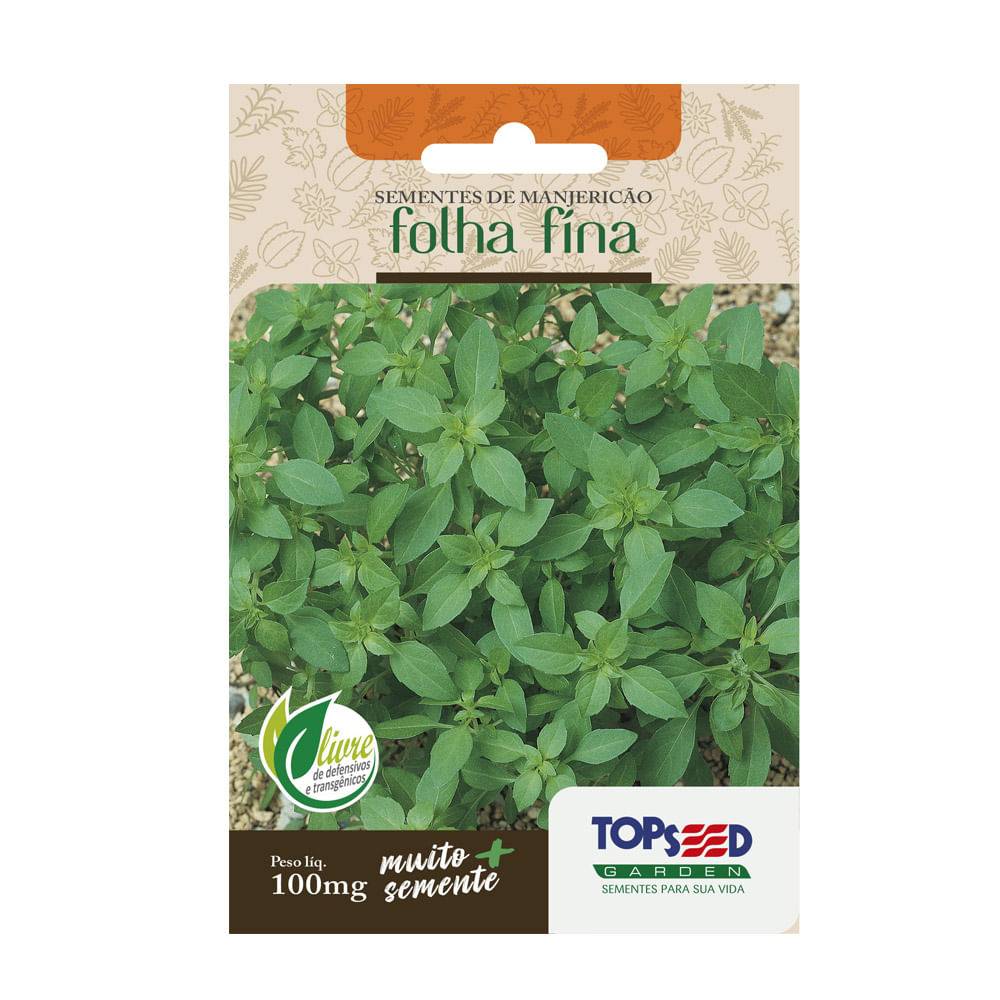 Topseed · Sementes de manjericão folha fina (10 g)