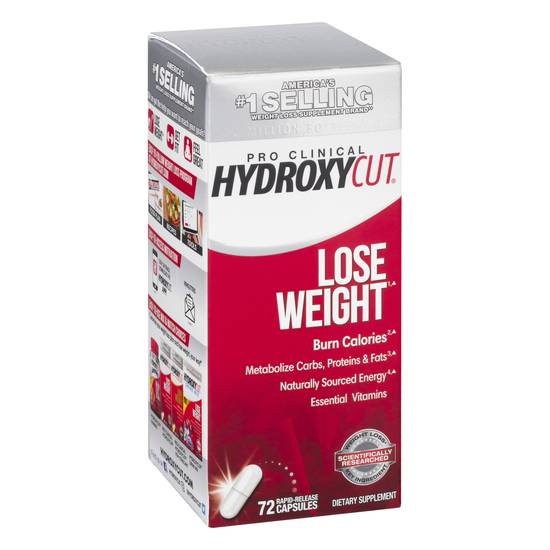 Hydroxycut Original Weight Loss Capsules (72 ct)