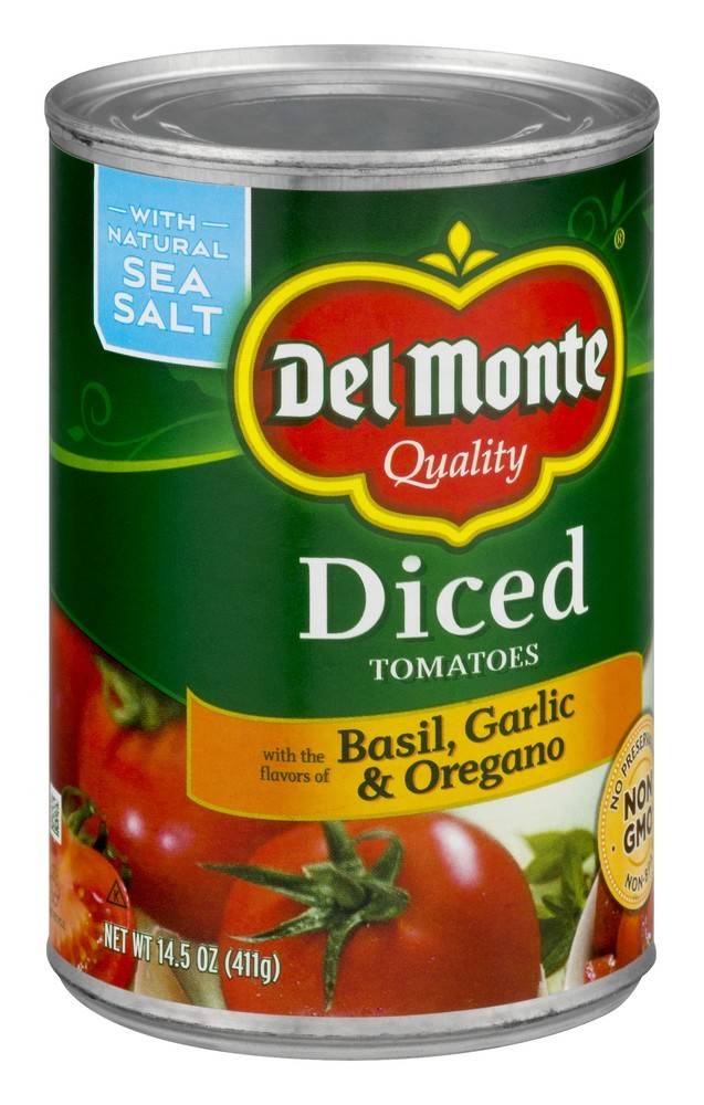 Del Monte Diced Tomatoes, Basil-Garlic-Oregano (14.5 oz)