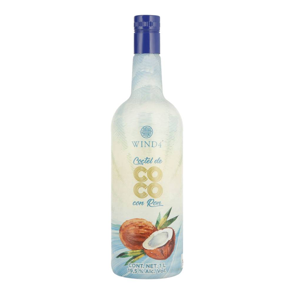 Wind 4 · Cóctel de de coco con ron (1 L)