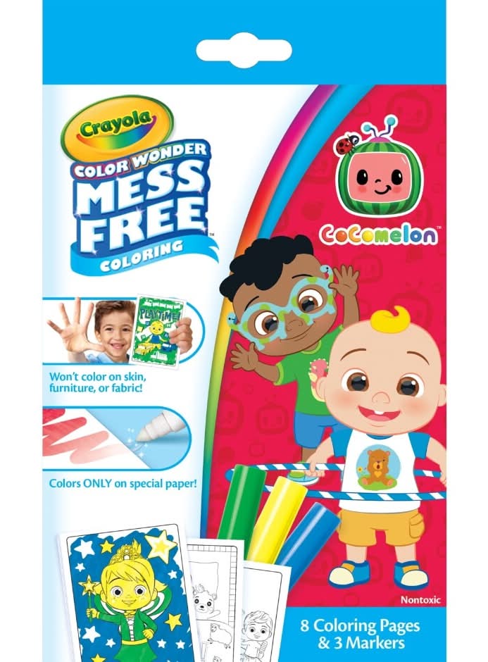 Crayola Color Wonder Cocomelon Coloring Pages Mini Box Set (11 ct)