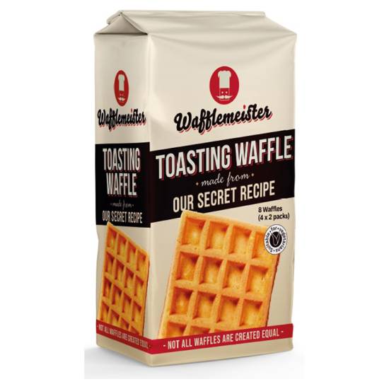 Wafflemeister Toasting Waffle (pack 8)