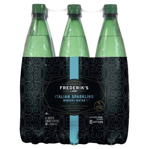 Frederik's by Meijer Italian Sparkling Mineral Water,  6 pk./33.8 oz