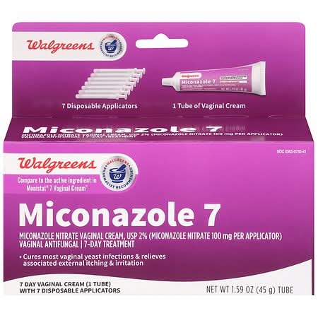 Walgreens Miconazole Vaginal Antifungal Cream, Women (1.59 oz)