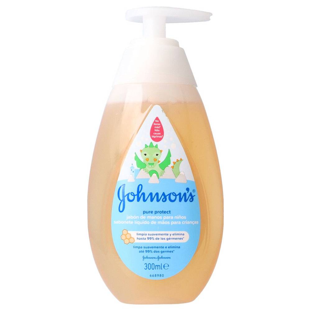 Jabón líquido de manos para niños pure protect JOHNSON 300 ml