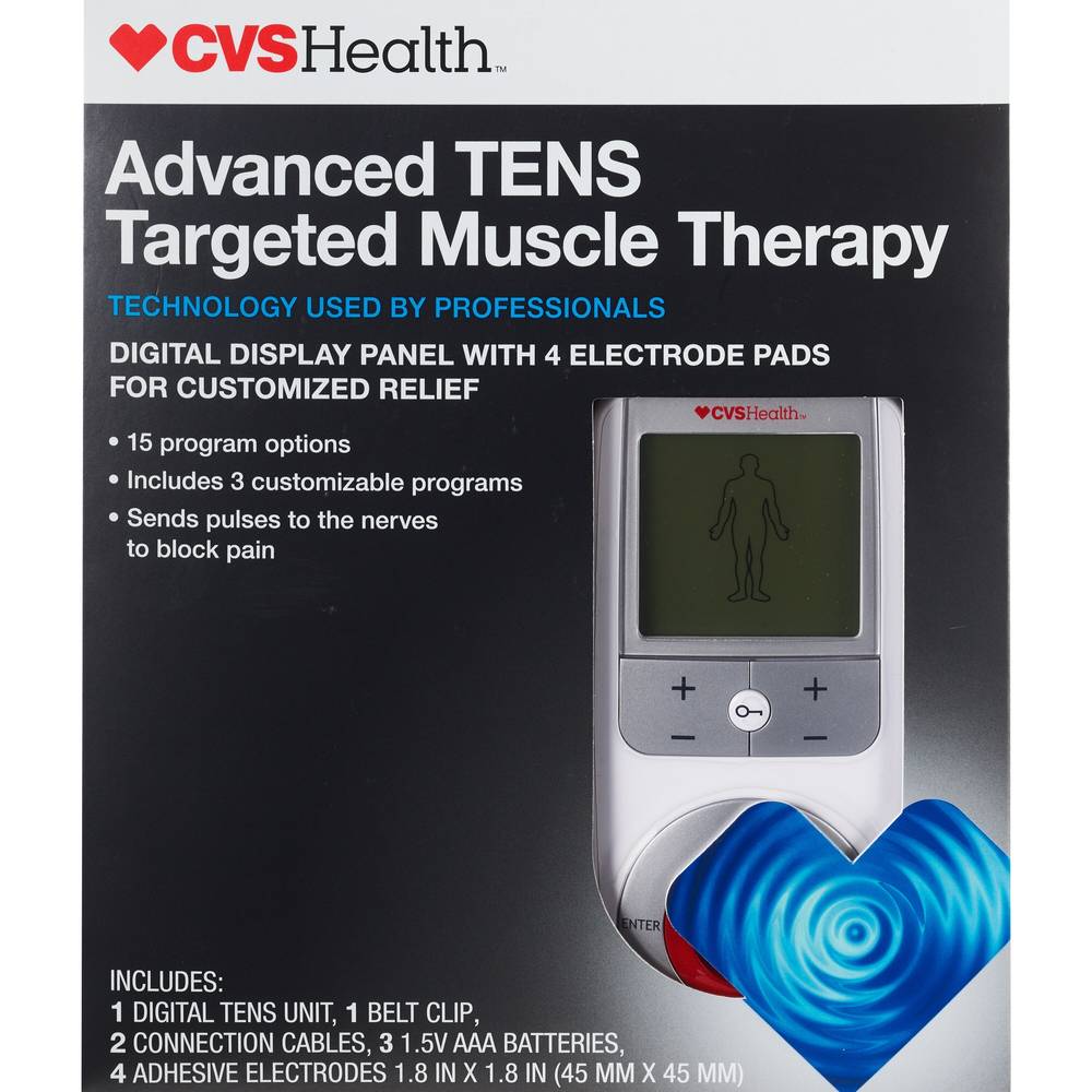 Cvs Health Advanced Tens Targeted Muscle Therapy