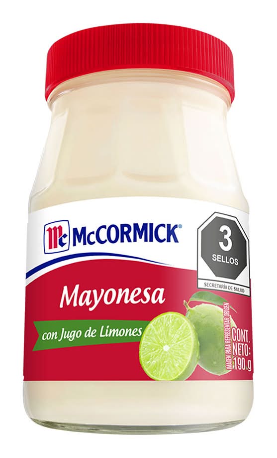 McCormick · Mayonesa, jugo de limones (190 g)