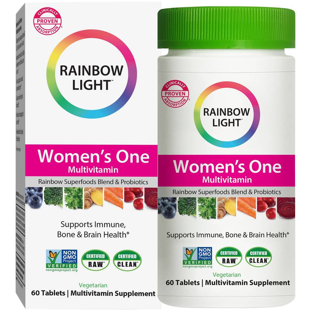 Rainbow Light Women's One Multivitamin Supplement Tablets
