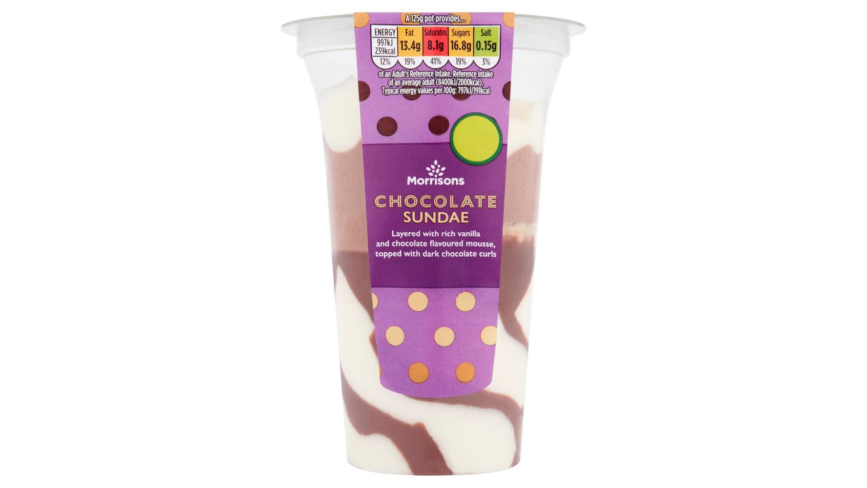 Morrisons Chocolate Sundae 125g