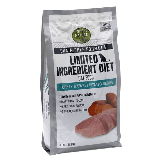 Open Nature Grain Free Turkey & Sweet Potato Recipe Cat Food (4 lb)