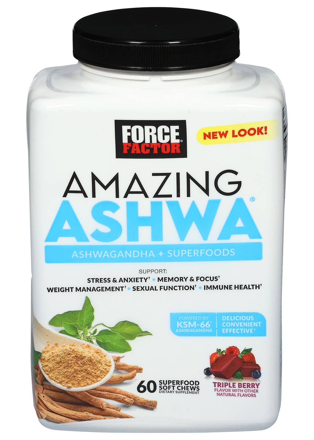 Force Factor Triple Berry Amazing Ashwa (0.76 lbs)
