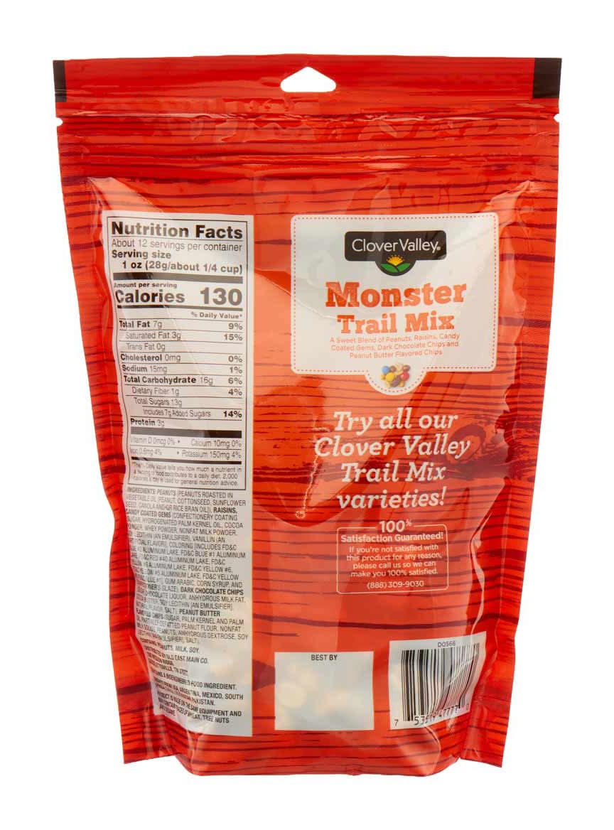 Clover Valley Trail Mix, Monster (12 oz)