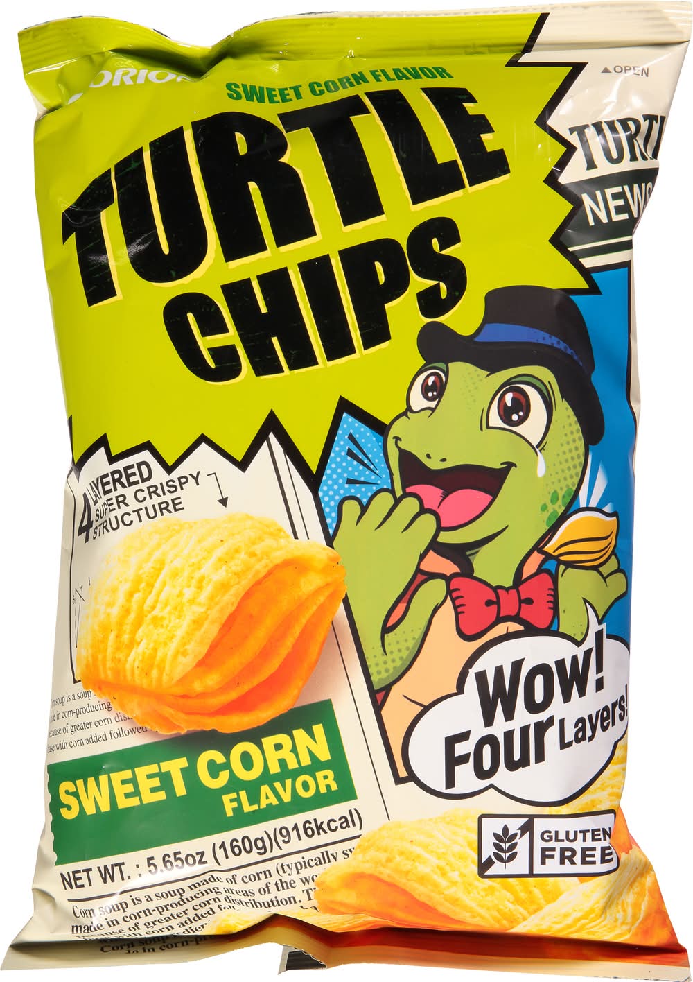 Orion Turtle Chips, Sweet Corn (5.65 oz)