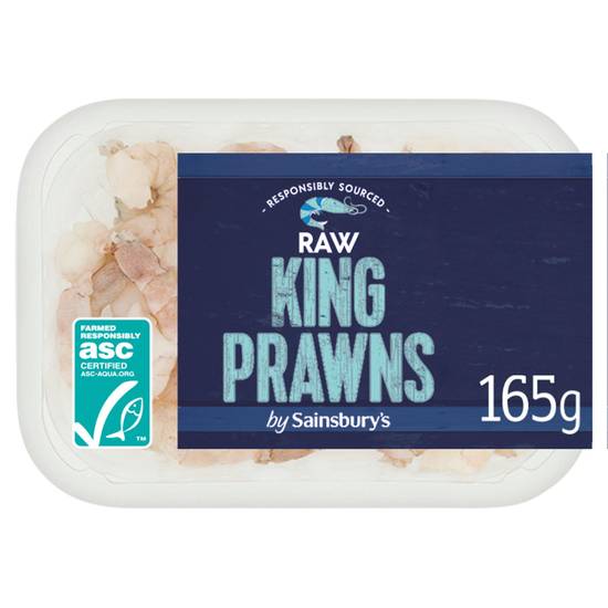 Sainsbury's Raw King Prawns ASC 165g