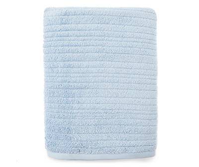 Light Blue Performance Rib Bath Towel
