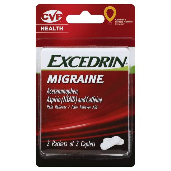 CVP Excedrin Migraine 4ct - Consumer Value Products, Inc.