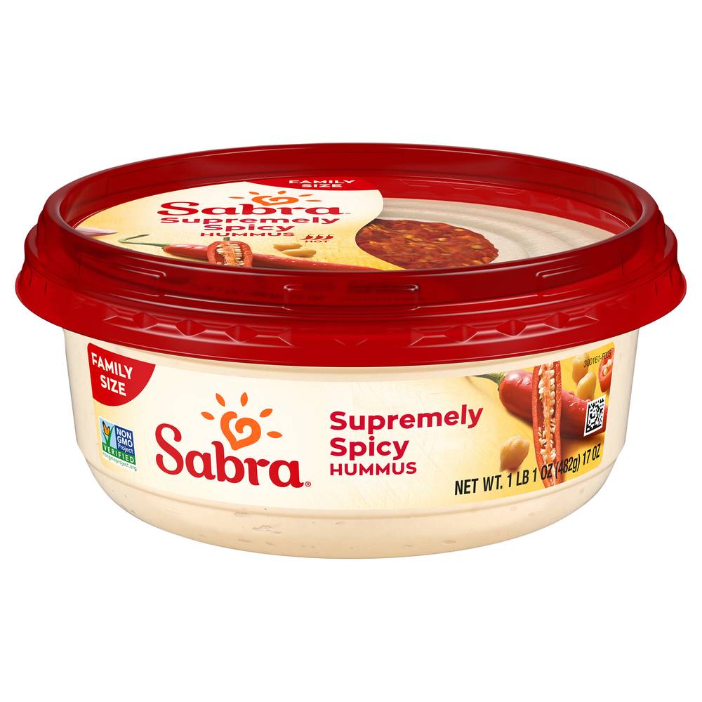 Sabra Family Size Supremely Spicy Hummus