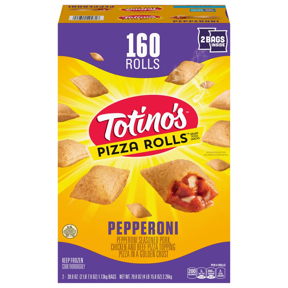 Totino's Pepperoni Pizza Rolls (79.8 oz, 2 ct)